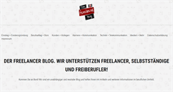 Desktop Screenshot of freelancer-blog.eu