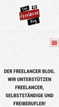 Mobile Screenshot of freelancer-blog.eu