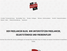 Tablet Screenshot of freelancer-blog.eu
